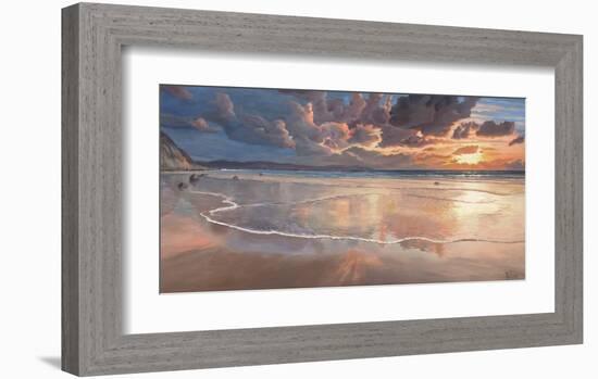 Alba sul mare-Adriano Galasso-Framed Art Print