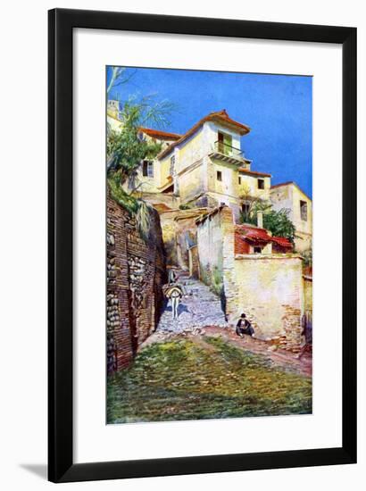 Albaicin, the Old Quarter of Granada, Andalusia, Spain, C1924-null-Framed Giclee Print