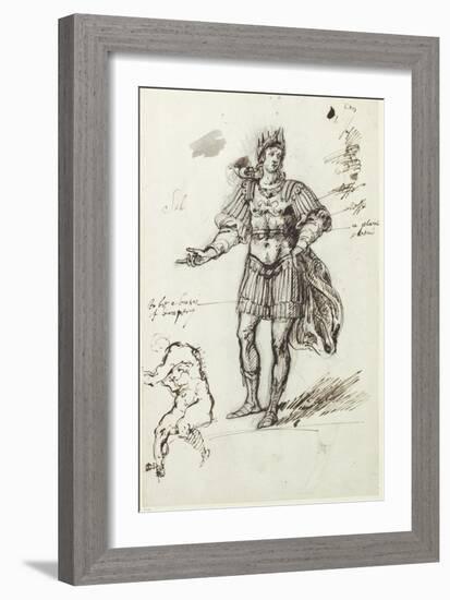 Albanactus, Preliminary Sketch-Inigo Jones-Framed Giclee Print