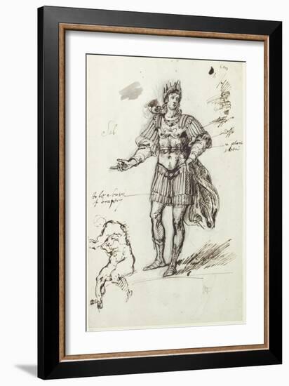 Albanactus, Preliminary Sketch-Inigo Jones-Framed Giclee Print