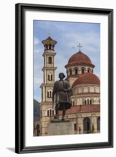 Albania, Korca, the Orthodox Cathedral-Walter Bibikow-Framed Photographic Print