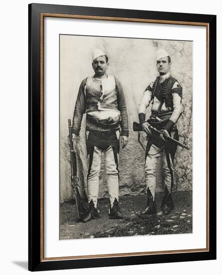 Albania - Two Albanian Men in Salonica-null-Framed Photographic Print