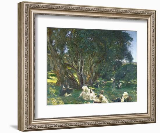 Albanian Olive Gatherers, 1909 (Oil on Canvas)-John Singer Sargent-Framed Giclee Print