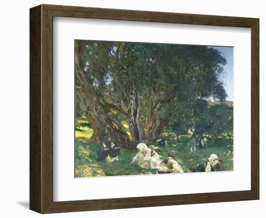 Albanian Olive Gatherers, 1909 (Oil on Canvas)-John Singer Sargent-Framed Giclee Print