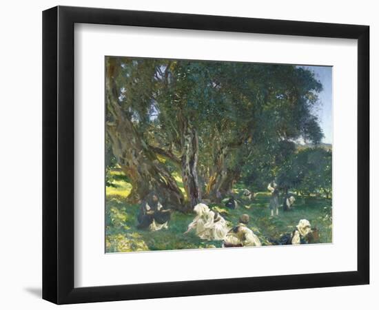 Albanian Olive Gatherers, 1909 (Oil on Canvas)-John Singer Sargent-Framed Giclee Print