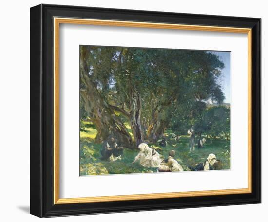 Albanian Olive Gatherers, 1909 (Oil on Canvas)-John Singer Sargent-Framed Giclee Print