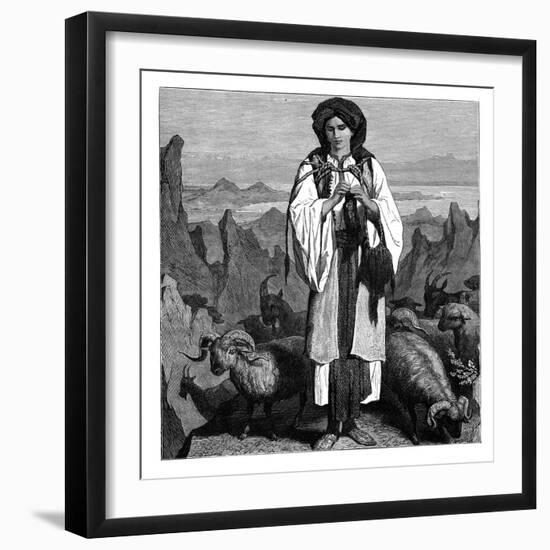 Albanian Shepherdess, C1890-null-Framed Giclee Print