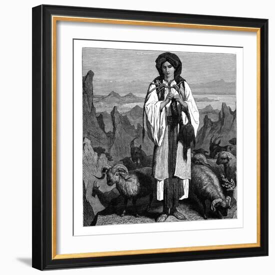 Albanian Shepherdess, C1890-null-Framed Giclee Print