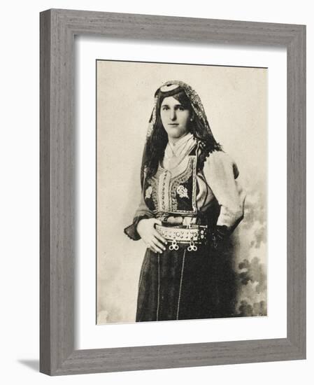 Albanian Woman from Shkoder-null-Framed Photographic Print