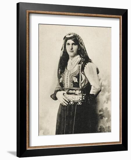 Albanian Woman from Shkoder-null-Framed Photographic Print