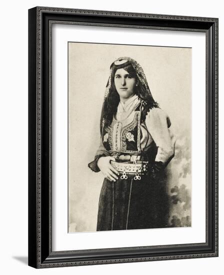 Albanian Woman from Shkoder-null-Framed Photographic Print