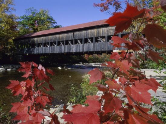'albany bridge albany new hampshire usa' photographic print 'Albany Bridge Albany New Hampshire USA' Photographic Print | Art.com
