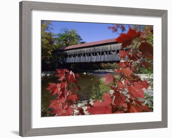 Albany Bridge Albany New Hampshire USA-null-Framed Photographic Print