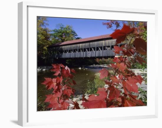 Albany Bridge Albany New Hampshire USA-null-Framed Photographic Print