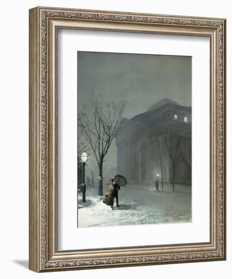 Albany in the Snow, 1871-Walter Launt Palmer-Framed Giclee Print