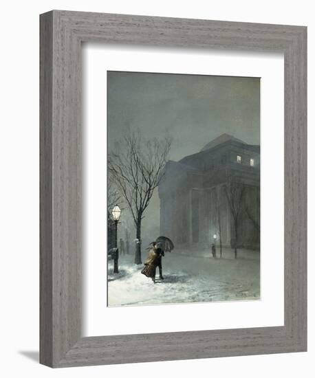 Albany in the Snow, 1871-Walter Launt Palmer-Framed Giclee Print