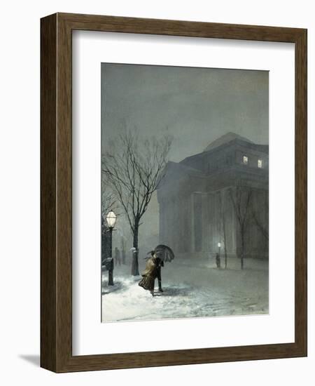 Albany in the Snow, 1871-Walter Launt Palmer-Framed Giclee Print