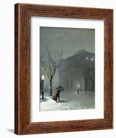 Albany in the Snow, 1871-Walter Launt Palmer-Framed Giclee Print