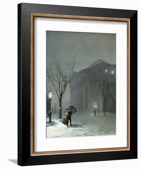 Albany in the Snow, 1871-Walter Launt Palmer-Framed Giclee Print