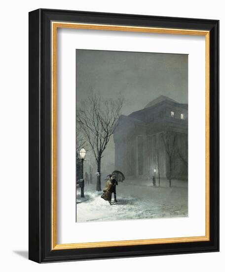 Albany in the Snow, 1871-Walter Launt Palmer-Framed Giclee Print