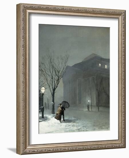 Albany in the Snow, 1871-Walter Launt Palmer-Framed Giclee Print