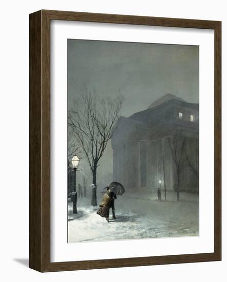 Albany in the Snow, 1871-Walter Launt Palmer-Framed Giclee Print