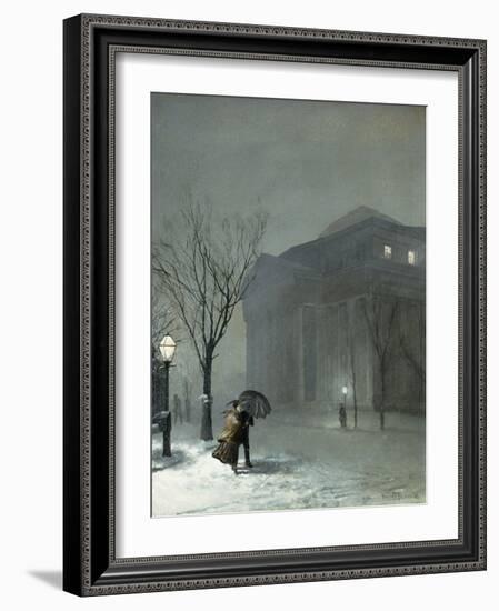 Albany in the Snow, 1871-Walter Launt Palmer-Framed Giclee Print