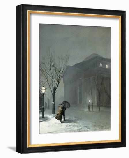 Albany in the Snow, 1871-Walter Launt Palmer-Framed Giclee Print