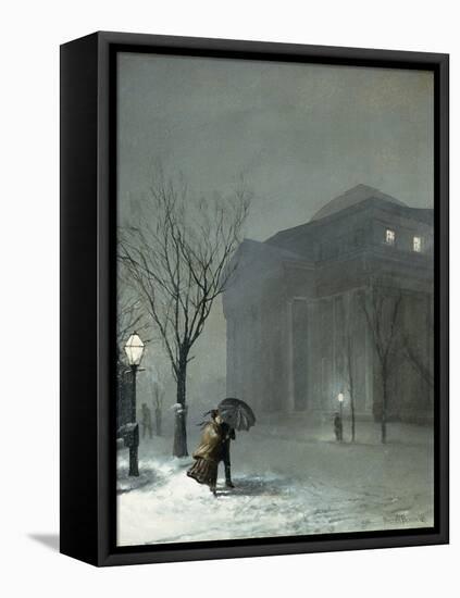 Albany in the Snow, 1871-Walter Launt Palmer-Framed Premier Image Canvas