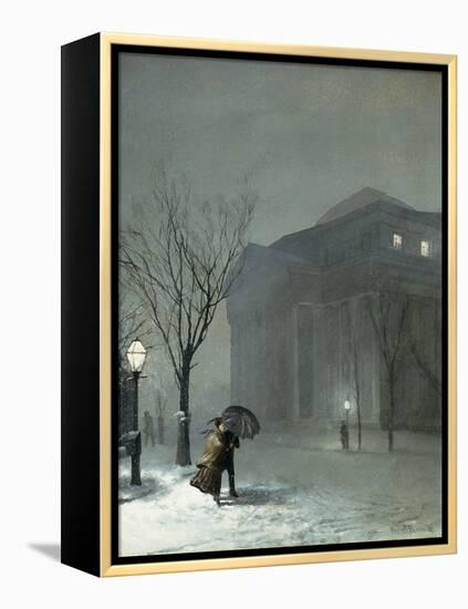 Albany in the Snow, 1871-Walter Launt Palmer-Framed Premier Image Canvas