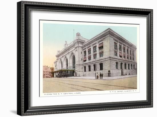 Albany Train Station--Framed Art Print