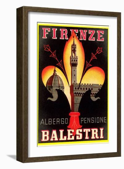 Albergo Pensione Balestri, Firenze-null-Framed Art Print