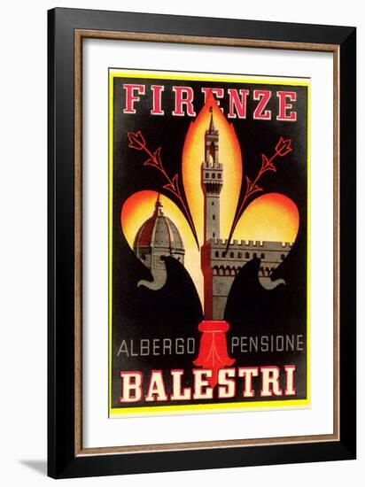 Albergo Pensione Balestri, Firenze-null-Framed Art Print