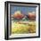 Alberi nel prato-Luigi Florio-Framed Art Print