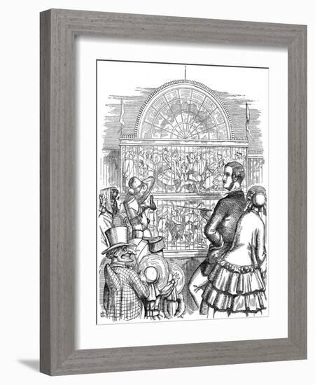 Albert (1819-186), Prince Consort of Queen Victoria, at the Great Exhibition, 1851-John Tenniel-Framed Giclee Print