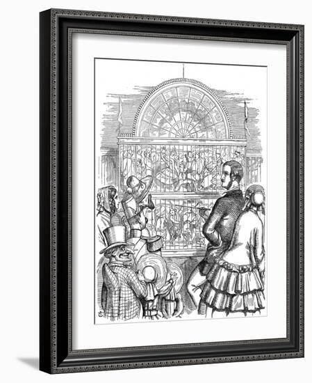 Albert (1819-186), Prince Consort of Queen Victoria, at the Great Exhibition, 1851-John Tenniel-Framed Giclee Print