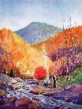 "Mountain Stream in Autumn," Country Gentleman Cover, October 1, 1938-Albert B. Marks-Giclee Print