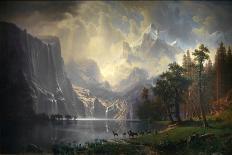 Among the Sierra Nevada, California, 1868 (Oil on Canvas)-Albert Bierstadt-Giclee Print