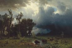 Brook in Woods-Albert Bierstadt-Giclee Print