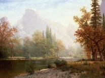 A Quiet Lake-Albert Bierstadt-Framed Giclee Print