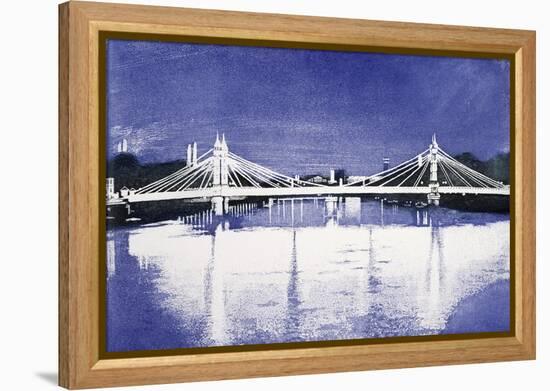 Albert Bridge (After Painting)-Isabel Hutchison-Framed Premier Image Canvas