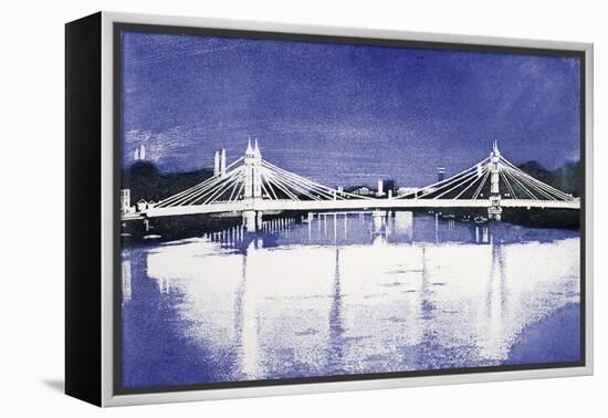 Albert Bridge (After Painting)-Isabel Hutchison-Framed Premier Image Canvas