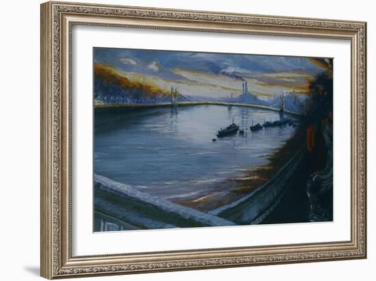 Albert Bridge, Chelsea 2000-Lee Campbell-Framed Giclee Print