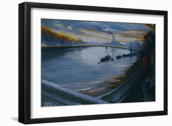 Albert Bridge, Chelsea 2000-Lee Campbell-Framed Giclee Print