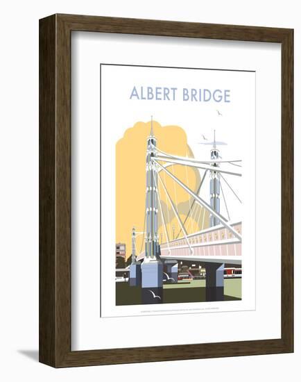 Albert Bridge - Dave Thompson Contemporary Travel Print-Dave Thompson-Framed Giclee Print