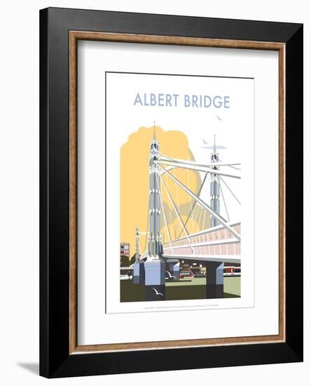 Albert Bridge - Dave Thompson Contemporary Travel Print-Dave Thompson-Framed Giclee Print