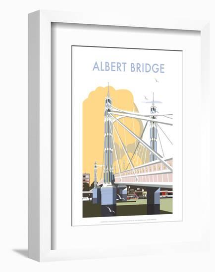 Albert Bridge - Dave Thompson Contemporary Travel Print-Dave Thompson-Framed Giclee Print