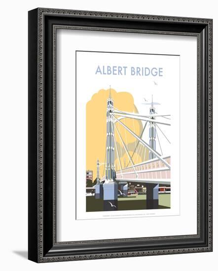 Albert Bridge - Dave Thompson Contemporary Travel Print-Dave Thompson-Framed Giclee Print