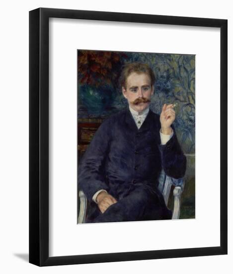 Albert Cahen d'Anvers-Pierre-Auguste Renoir-Framed Art Print