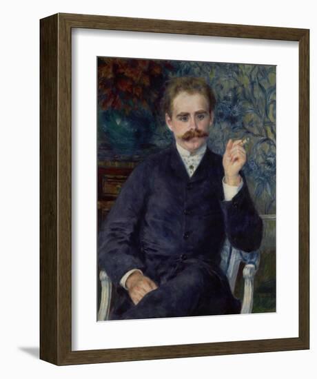 Albert Cahen d'Anvers-Pierre-Auguste Renoir-Framed Art Print